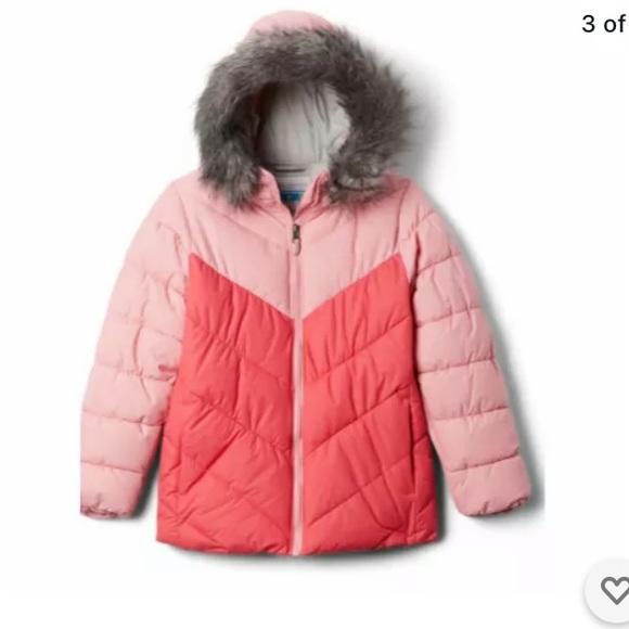 Columbia pink big Girls Arctic Blast Jacket - Picture 5 of 5